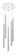 5 Light Chandelier (276|917MP24-BN-LED-5RCH)