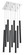 9 Light Chandelier (276|917MP24-MB-LED-9SCH)