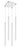 4 Light Chandelier (276|917MP24-WH-LED-4SCH)