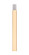 Natural Brass 12'' Length Rod Extension Stem (108|55999-08)