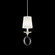 Emilea 1 Light 120V Mini Pendant in Heirloom Gold with Optic Crystal (168|MA1003N-22O)