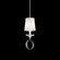 Emilea 1 Light 120V Mini Pendant in Antique Silver with Clear Optic Crystal (168|MA1003N-48O)