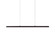 Vega 45-in Black Dimmable LED Linear Pendant (461|LP10345-BK)