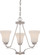 Cody - 3 Light Chandelier with Satin White Glass - LED Omni Included (81|62/429)