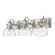 Yep by Golden Lighting Hines 3-light Vanity in Pewter and Seeded Glass (36|3118-BA3 PW-SD)