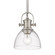 Yep by Golden Lighting Hines 1-light 7in Pendant in Pewter and Seeded Glass (36|3118-M1L PW-SD)