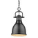 Small Pendant with Chain (36|3602-S BLK-BLK)