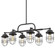 Wry Lighting Seaport 6-light Island Light in Matte Black (36|9808-LP BLK)