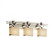 Argyle 3-Light Bath Bar (254|FAB-8503-55-CREM-NCKL)