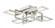 Link-Flush Mount Chandelier (94|E20352-SN)