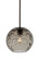 Besa Bombay Cord Pendant, Smoke, Bronze Finish, 1x60W Medium Base (127|1TT-BOMYSM-BR)