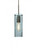 Besa, Juni 10 Cord Pendant, Blue Bubble, Bronze, 1x4W LED Filament (127|1JT-JUNI10BL-EDIL-BR)