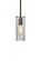 Besa, Juni 10 Stem Pendant, Clear Bubble, Bronze, 1x4W LED Filament (127|1TT-JUNI10CL-EDIL-BR)