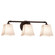 Bronx 3-Light Bath Bar (254|FSN-8463-40-OPAL-DBRZ)
