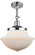 Oxford - 1 Light - 12 inch - Polished Chrome - Adjustable Semi-Flush Mount (3442|201F-PC-G541-LED)
