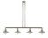 Railroad - 4 Light - 53 inch - Polished Nickel - Stem Hung - Adjustable Island Light (3442|214-PN-M1)