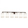 Regency 6-Light Bath Bar (254|FSN-8436-10-OPAL-DBRZ)