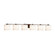 Era 6-Light Bath Bar (254|FSN-8446-55-OPAL-DBRZ)