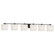 Era 6-Light Bath Bar (254|FSN-8446-55-OPAL-MBLK)