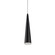 Mina 12-in Black Dimmable LED Pendant (461|401214BK-LED)