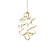 Synergy 34-in Vertical Antique Brass Dimmable LED Chandelier (461|CH93934-AN)