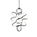 Synergy 41-in Black Dimmable LED Chandelier (461|CH93941-BK)