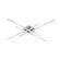 Vega Minor 47-in Brushed Nickel Dimmable LED Flush Mount (461|FM18247-BN)