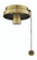 Ceiling Fan Low Profile Light Kit Fitter - Antique Brass (90|F6AB)