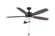 Aire Deluxe 52 inch Indoor Ceiling Fan with LED Light Kit - Matte Greige with Weathered Wood blades (90|FP6285BGR)