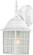 Adams; 1 Light; 14 in.; Outdoor Wall with Frosted Glass; Color retail packaging; White Finish (81|60/3480)