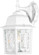 Banyan; 1 Light; 12 in.; Outdoor Wall with Clear Water Glass; Color retail packaging; White Finish (81|60/3484)