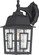 Banyan; 1 Light; 12 in.; Outdoor Wall with Clear Water Glass; Color retail packaging; Textured Black (81|60/3486)