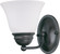Empire - 1 Light 7'' Vanity with Frosted White Glass; Color retail packaging (81|60/6085)
