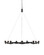 Serpentina Black Chandelier (92|9000-0461)