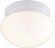2 Light - 10'' Flush with White Glass - White Finish (81|SF77/062)