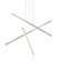 Vega 3 Head Brushed Nickel Dimmable LED Multi Pendant (461|MP10303-BN)
