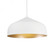 Helena 17-in White/Gold LED Pendant (461|PD9117-WH/GD)