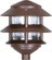 1 Light - 8'' Pathway Light - Two Louver - Small Hood - Old Bronze Finish (81|SF76/632)