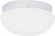 2 Light - 12'' Flush with White Glass - White Finish (81|SF77/987)