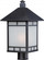 Drexel; 1 Light; Outdoor Post Fixture with Frosted Seed Glass; Stone Black Finish (81|60/5605)
