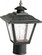 1 Light - 13'' Coach Post Top Lantern with Finial; Beveled Acrylic Panels; Black Finish (81|SF77/898)