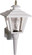 1 Light - 17'' Coach Lantern with Finial; Beveled Acrylic Panels; White Finish (81|SF77/897)