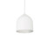 Helena 8-in White/Silver 1 Light Pendant (461|49108-WH/SV)