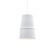 Castor 8-in White 1 Light Socket Pendant (461|492208-WH)