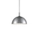Archibald 16-in Brushed Nickel With Black Detail 1 Light Socket Pendant (461|492316-BN/BK)