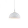 Archibald 16-in White With Gold Detail 1 Light Pendant (461|492316-WH/GD)