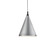 Dorothy 16-in Brushed Nickel With Black Detail 1 Light Socket Pendant (461|492716-BN/BK)