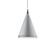Dorothy Brushed Nickel With Black Detail 1 Light Socket Pendant (461|492722-BN/BK)