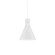Vanderbilt 10-in White With Gold Detail 1 Light Pendant (461|493210-WH/GD)