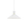 Vanderbilt 16-in White With Gold Detail 1 Light Socket Pendant (461|493216-WH/GD)